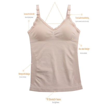 Soutien-gorge d'Allaitement en Dentelle avec Bouton Supérieur pour Femme Enceinte, Sous-vêtement d'Allaitement Maternel, Camisole de Grossesse