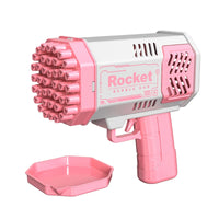 Pistolet à Bulles Électrique LED 40 Trous pour Enfants