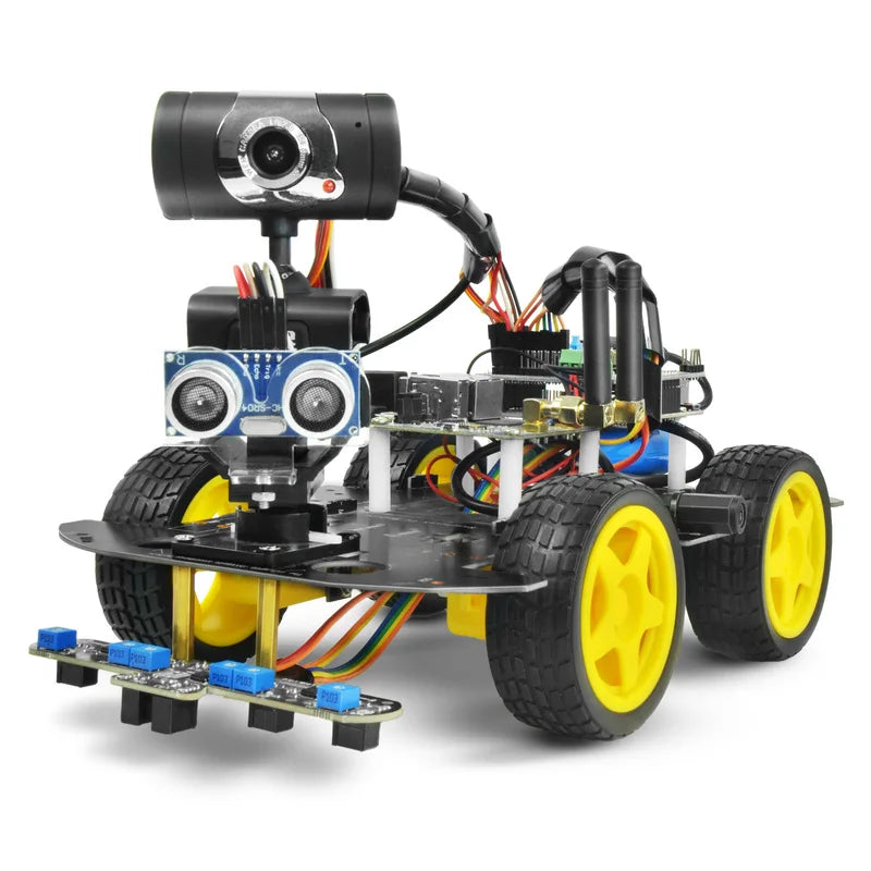 Voiture Robot Programmable 4x4 Arduino avec WiFi, Bluetooth et Caméra
