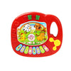 Jouet Musical avec Sons d'Animaux pour Bébé - Piano Clavier Électrique Clignotant - le coffre a jouets- B Rouge