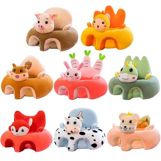 Siège de Soutien en Peluche pour Bébé – Confort et Apprentissage 🐻