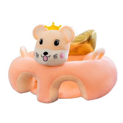 Siège de Soutien en Peluche pour Bébé – Confort et Apprentissage 🐻