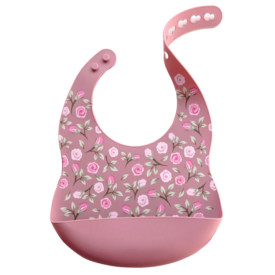 Bavoir bébé silicone anti-taches – De 0 à 6 ans