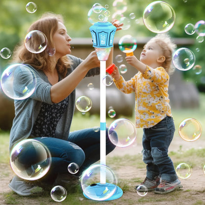 Machine à Bulles Automatique avec Support, Lumières et Musique