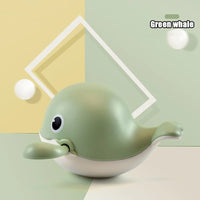 Jouets de Bain Bébé - Baleine et Tortue Nageuses | Amusement Aquatique pour Enfants - le coffre a jouets- baleine verte