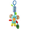 Jouet d'Éveil Sensoriel Bébé - Hochet Suspendu en Peluche | Jouet Musical et Apprentissage Doux pour Poussette, Lit, Berceau - le coffre a jouets- éléphant 026