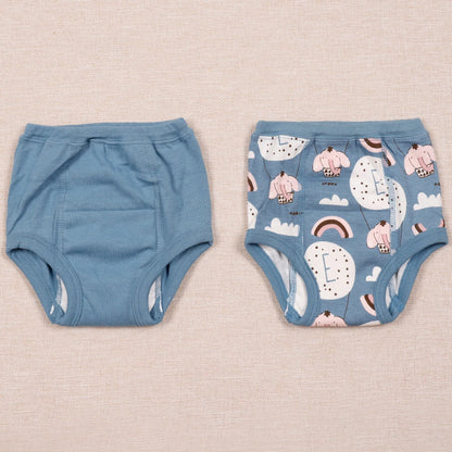 Pantalon d'Entraînement pour Bébé, 100% Coton, 4 Couches, Lavable, ApprentiCumbria, Sous-Vêtements