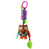 Jouet d'Éveil Sensoriel Bébé - Hochet Suspendu en Peluche | Jouet Musical et Apprentissage Doux pour Poussette, Lit, Berceau - le coffre a jouets- hibou 026