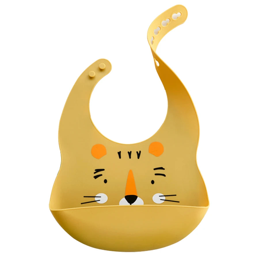 Bavoir bébé silicone anti-taches – De 0 à 6 ans