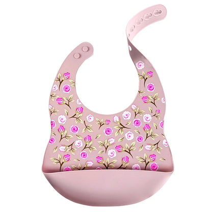 Bavoir bébé silicone anti-taches – De 0 à 6 ans