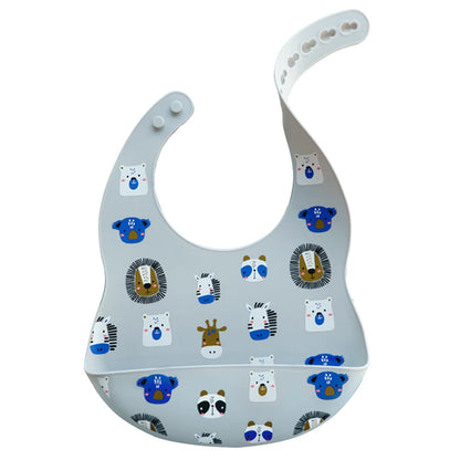 Bavoir bébé silicone anti-taches – De 0 à 6 ans