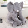Éléphant en Peluche Douce – Oreiller Confortable pour Enfants - le coffre a jouets- Gris / 60cm
