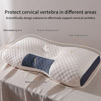 Oreiller cervical Orth4WD en fibre de soja, oreiller de massage SPA, aide à dormir et à protéger le cou, ménage