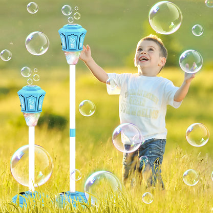 Machine à Bulles Automatique avec Support, Lumières et Musique
