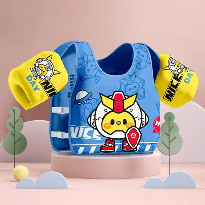 Gilet flottant enfant avec brassards réglables