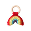 Hochet Citron en Crochet – Jouet Sensoriel & Anneau de Dentition pour Bébé