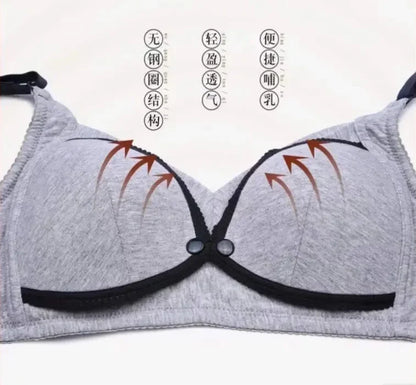 BerDoDo-Soutien-gorge d'allaitement en coton pour femmes enceintes, vêtements de grossesse, soutien-gorge d'allaitement, soutien-gorge d'allaitement, soutien-gorge d'allaitement, soutien-gorge ALTERO, poitrine ouverte