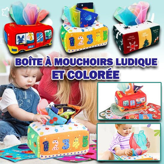 Boîte à Mouchoirs bébé - le coffre a jouets