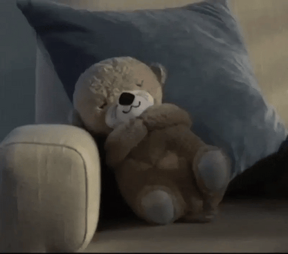 Ours Respirant avec Musique, Lumières et Sons | Compagnon de Sommeil Doux